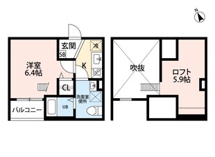 ヒラソル守山の物件間取画像